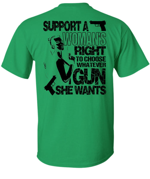 Choose Whatever Gun T Shirt, I Love Gunner T Shirt