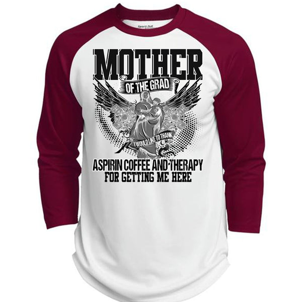 Mother Of The Grad T Shirt, I Love Mom T Shirt, Awesome T-Shirts  (Polyester Game Baseball Jersey)