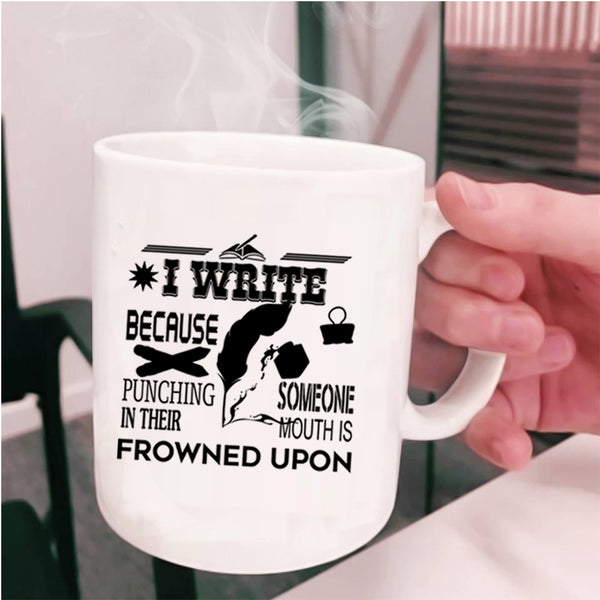 I Love Writing Coffee Mug, I Write Cup