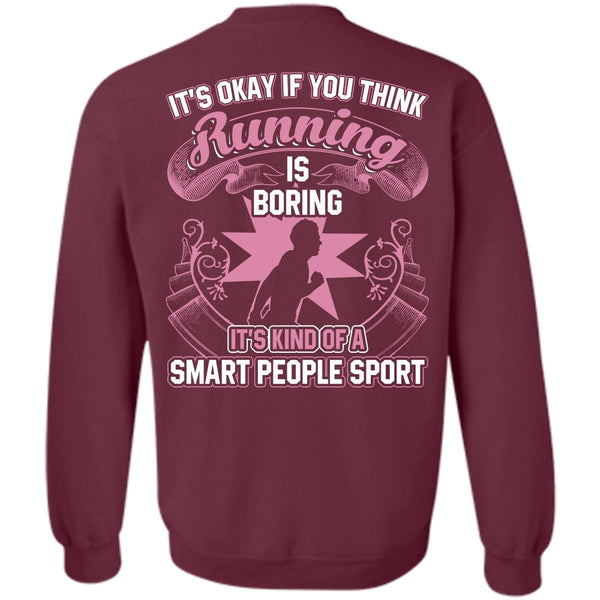 Smart People Sport T Shirt, I Love Running Sweatshirt
