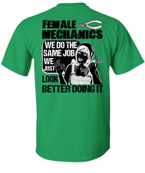Female Mechanics T Shirt, I Love Mechanic T Shirt