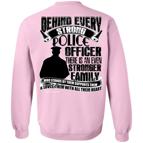 I Love Police T Shirt, Strong Police Officer Sweatshirt
