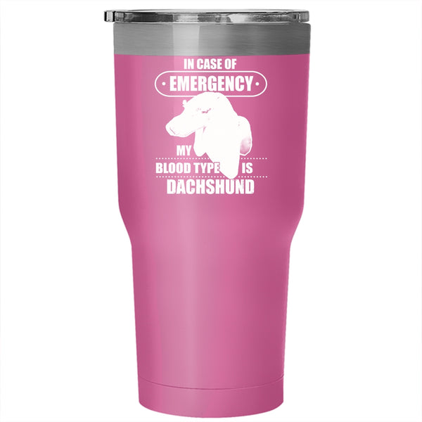 My Dachshund Tumbler 30 oz Stainless Steel, Gift For Dog Lovers Travel Mug