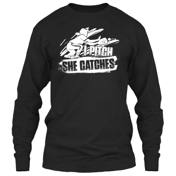 I Pitch She Catches T Shirt, I'm A Baseball Player T Shirt