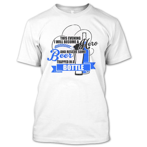 A black t-shirt with the shopify logo