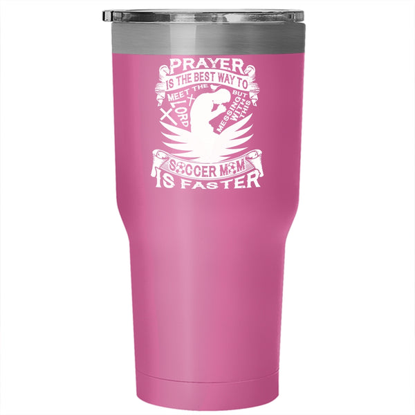 Don't Mess With This Soccer Mom Tumbler 30 oz Stainless Steel, Cool Soccer Mom Travel Mug
