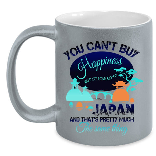 You Can Go To Japan Coffee Mug, You Can't Buy Happiness Accent Mug