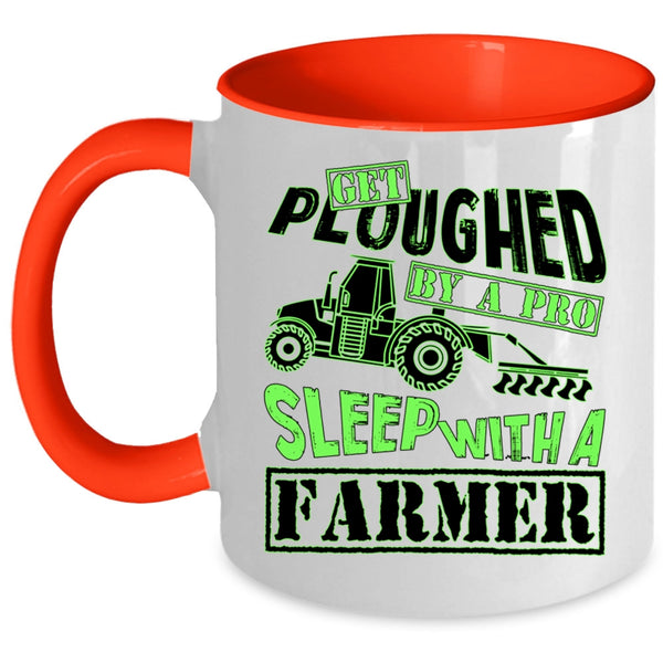 Cute Gift For Farmer Coffee Mug, Sleep With A Farmer Accent Mug