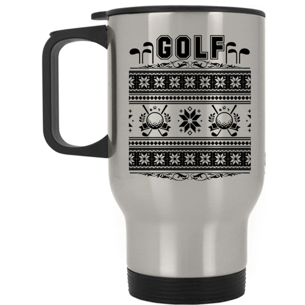 Christmas Gift For Golfer Travel Mug, Golf Mug