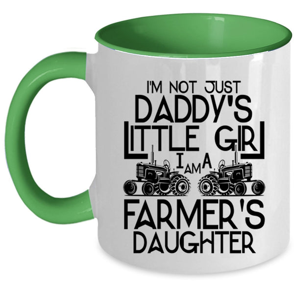 Pretty Daughter Coffee Mug, I Am A Farmer's Daughter Accent Mug