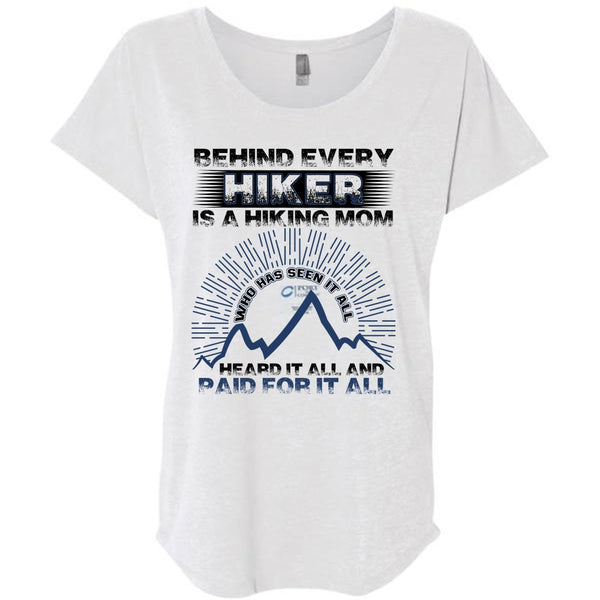Behind Every Hiker Is A Hiking Mom T Shirt, I Love Hiking T Shirt, Awesome T-Shirts