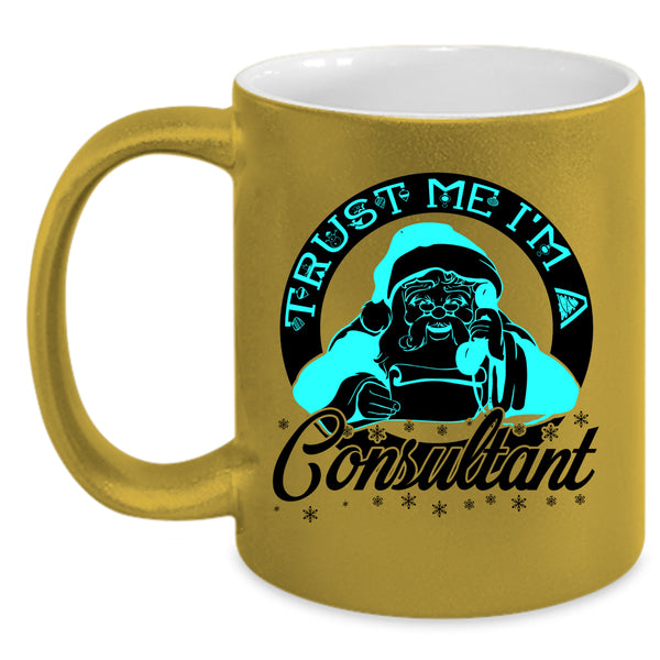 Awesome Christmas Coffee Mug, I'm A Consultant Accent Mug