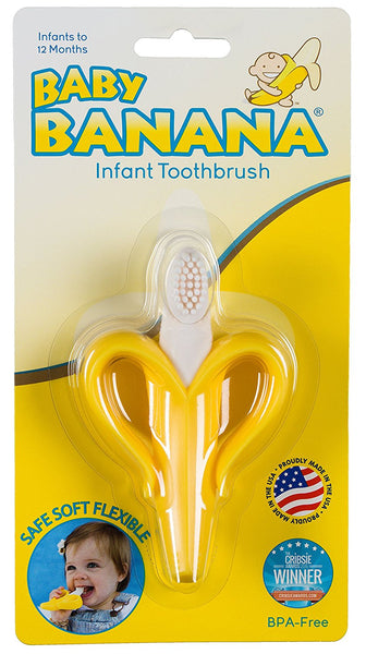 Baby Banana Infant Training Toothbrush and Teether