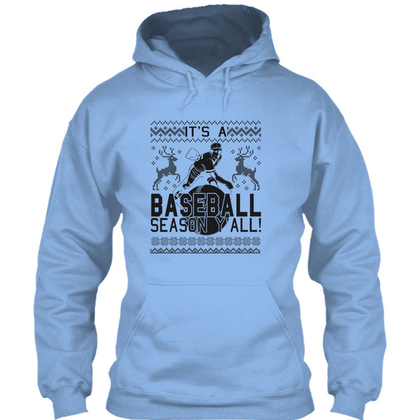 It's A Baseball Season Y'all T Shirt, Merry Christmas Gift T Shirt