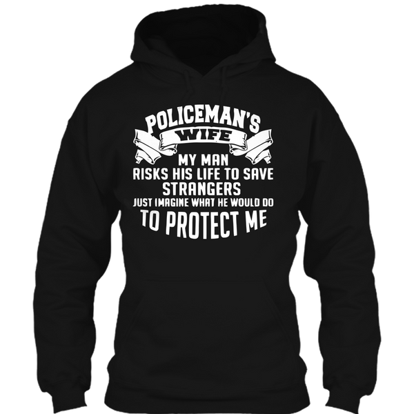 A black t-shirt with the shopify logo