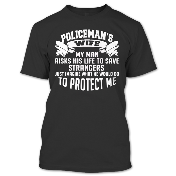 A black t-shirt with the shopify logo