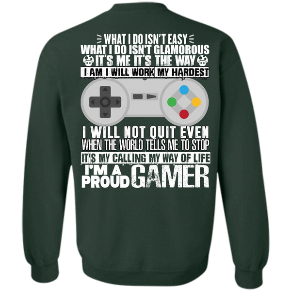 Work My Hardest T Shirt, I Love Gaming Sweatshirt