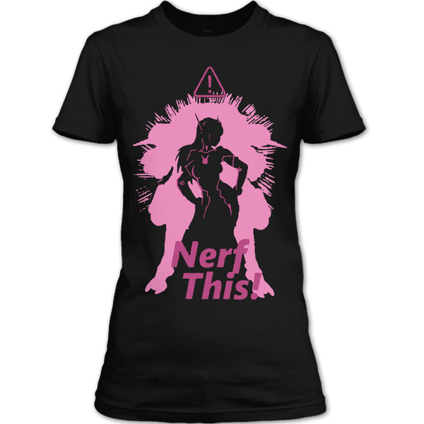 A black t-shirt with the shopify logo