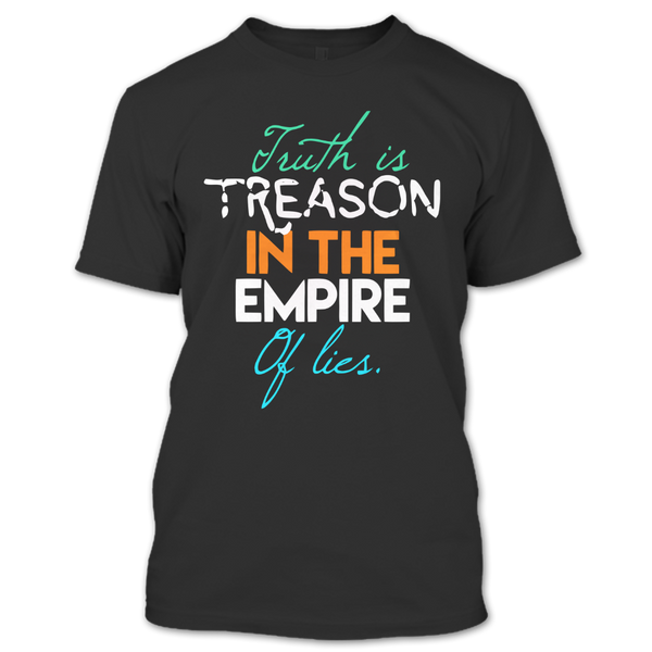 A black t-shirt with the shopify logo