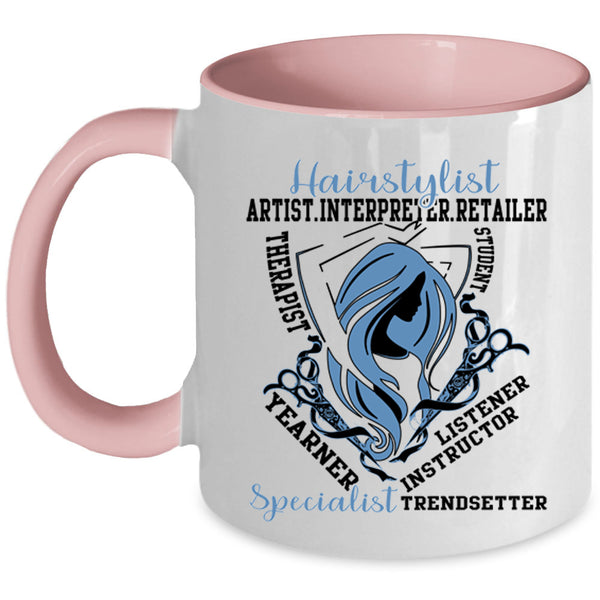 Funny Gift For Hairstylist Coffee Mug, Hairstylist Accent Mug