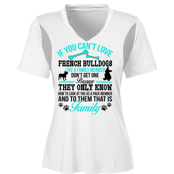 If You Can't Love French Bulldogs Like A Family Member Don't Get One T Shirt, Life T Shirt