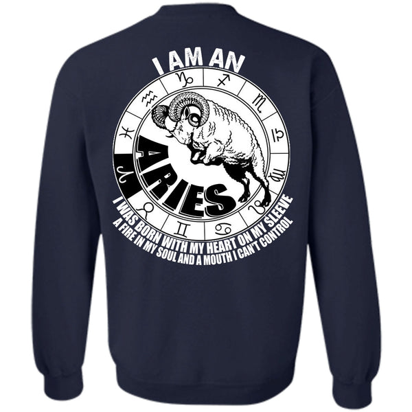 Fire In My Soul T Shirt, I Love Aries Sweatshirt