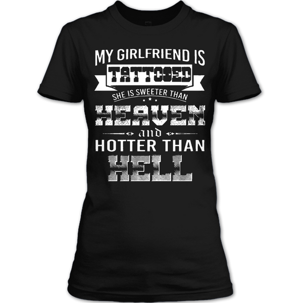 A black t-shirt with the shopify logo