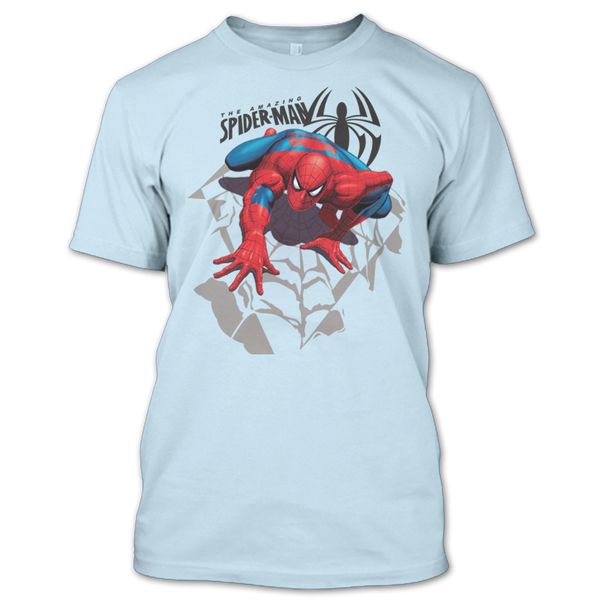 A black t-shirt with the shopify logo