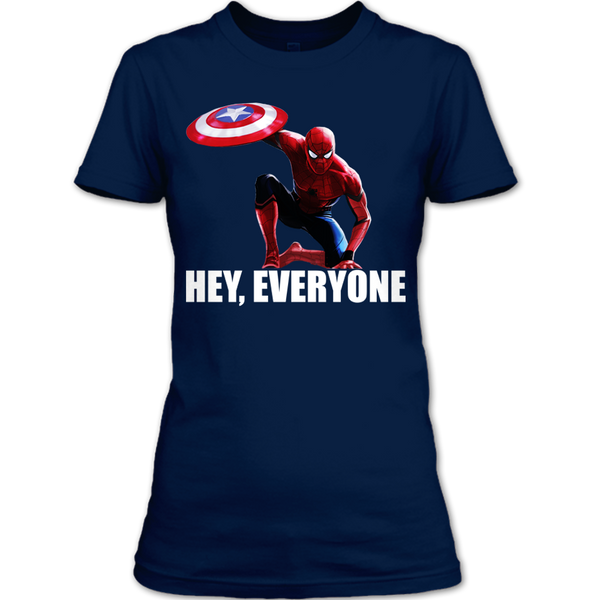 A black t-shirt with the shopify logo