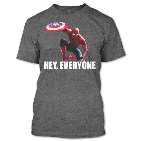 A black t-shirt with the shopify logo