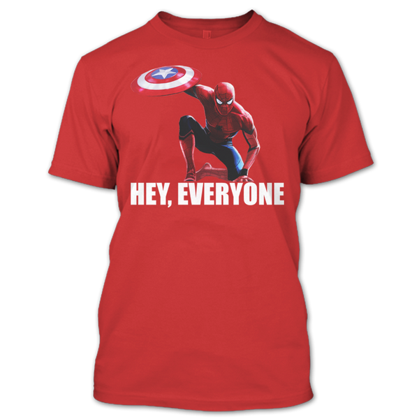 A black t-shirt with the shopify logo