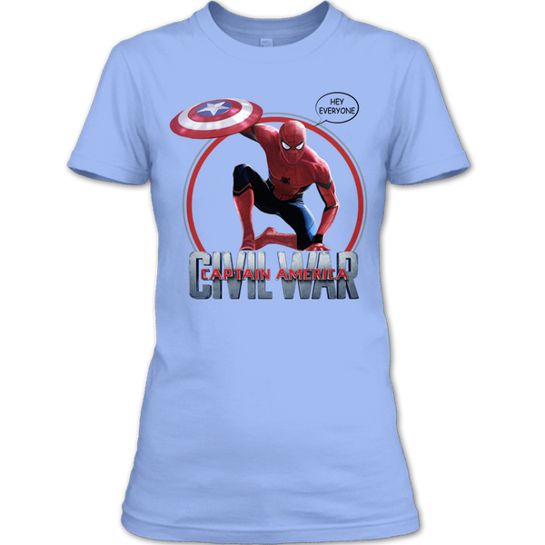 A black t-shirt with the shopify logo