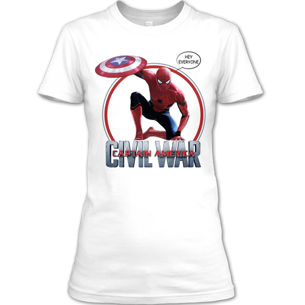 A black t-shirt with the shopify logo