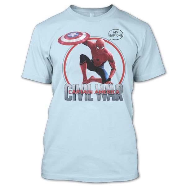 A black t-shirt with the shopify logo