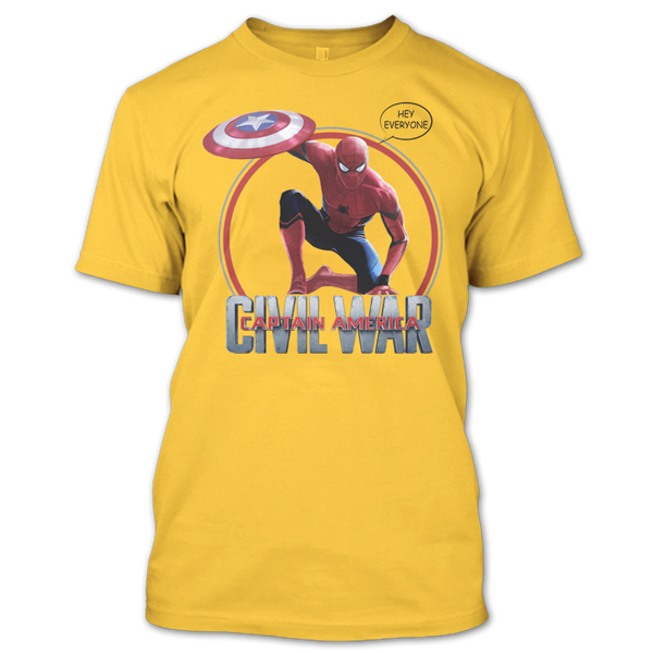 A black t-shirt with the shopify logo