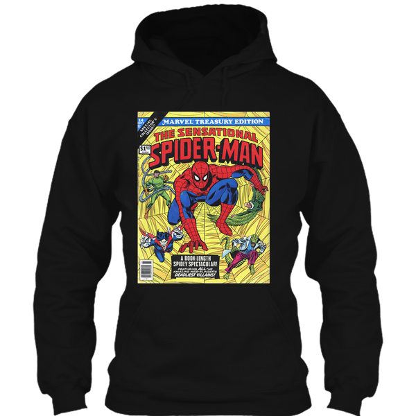 A black t-shirt with the shopify logo