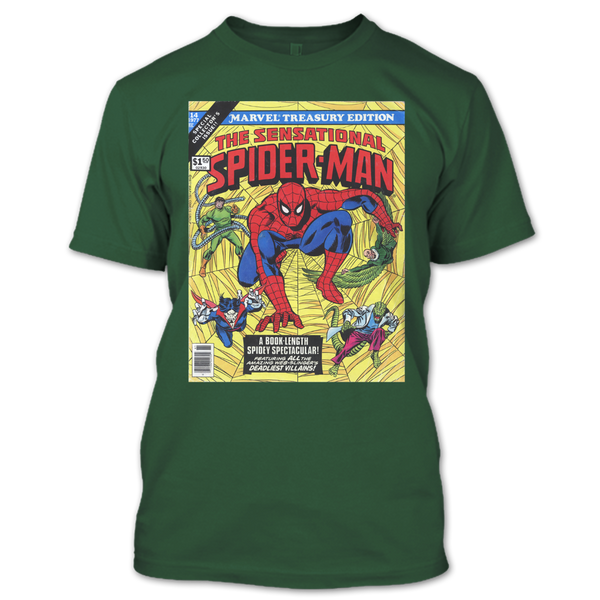 A black t-shirt with the shopify logo