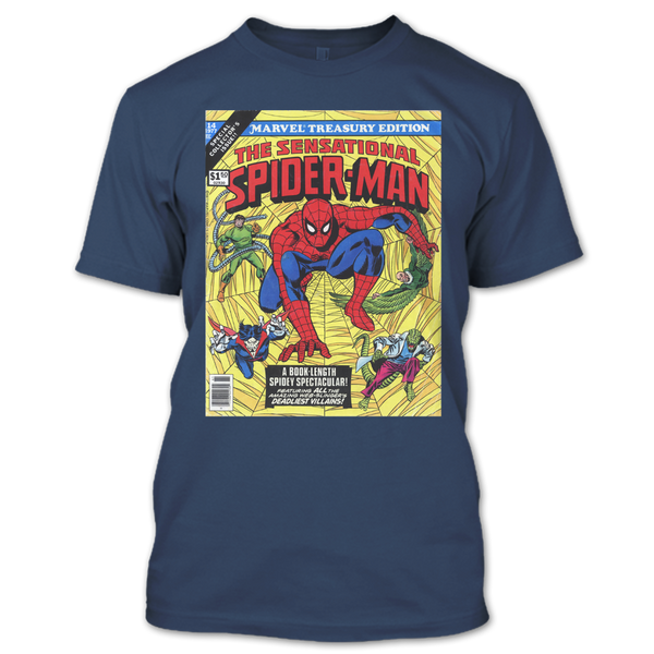 A black t-shirt with the shopify logo