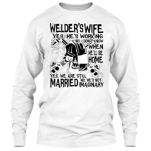 Welder's Wife T Shirt, Coolest Welder's Husband T Shirt