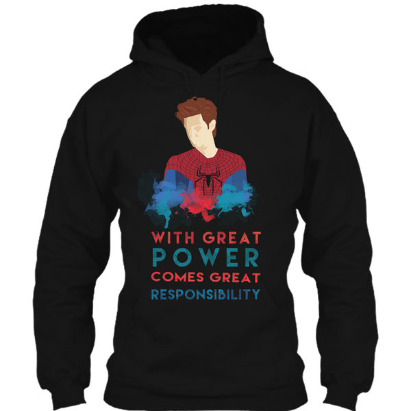 A black t-shirt with the shopify logo