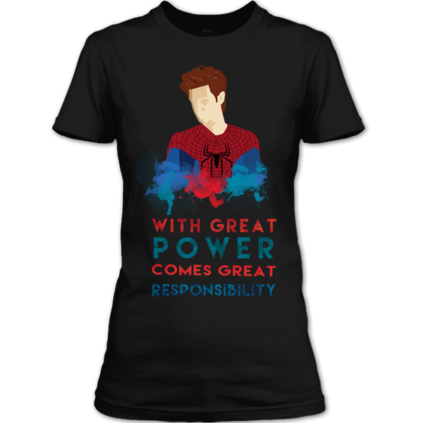 A black t-shirt with the shopify logo