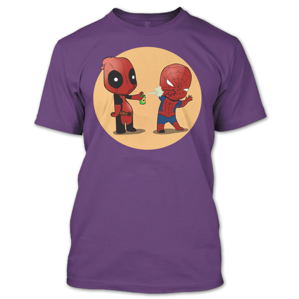 A black t-shirt with the shopify logo