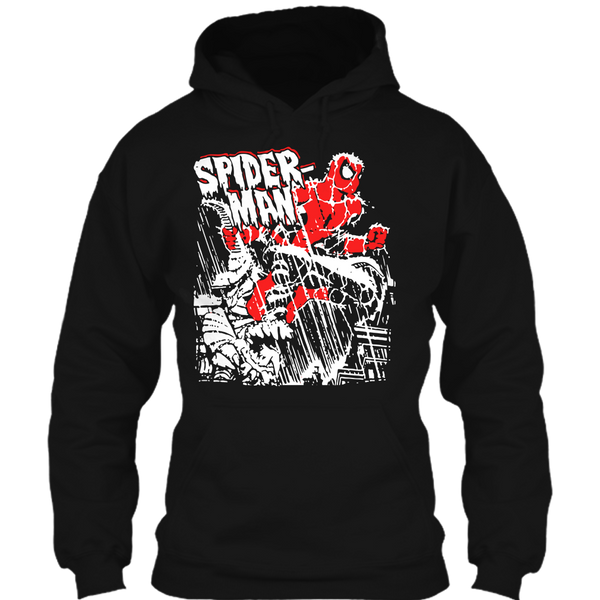 A black t-shirt with the shopify logo