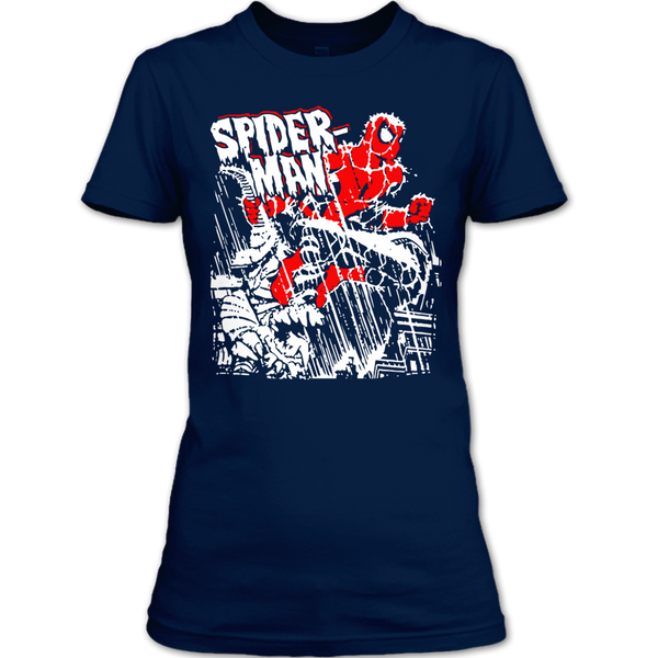 A black t-shirt with the shopify logo