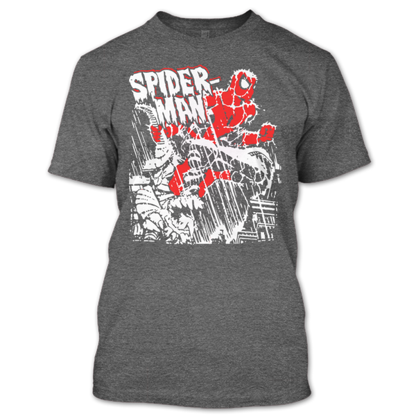 A black t-shirt with the shopify logo