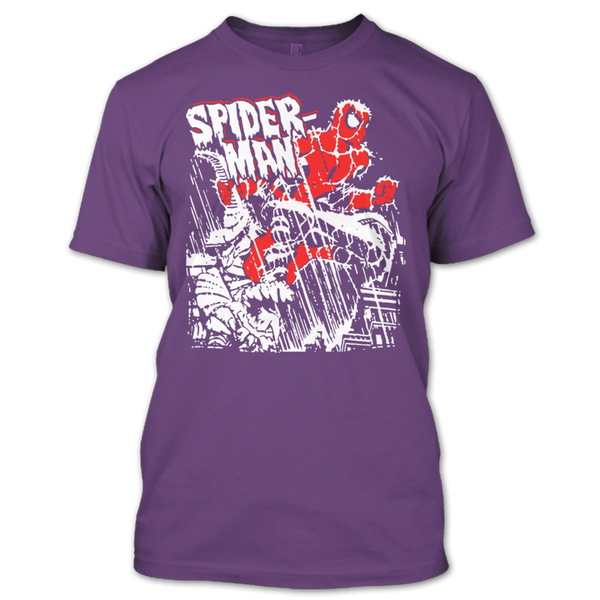 A black t-shirt with the shopify logo