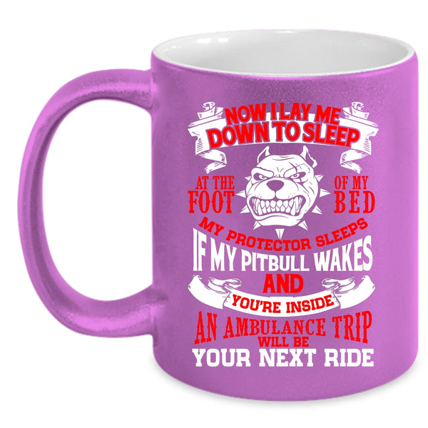 My Pit Bull Coffee Mug, Cool Gift For Pitbull Lovers Coffee Cup