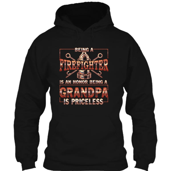 Being A Firefighter Is An Honor T Shirt, Being A Fgradnpa Is Princess T Shirt