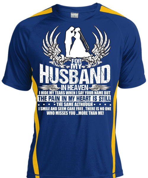 For My Husband In Heaven T Shirt, My Heart T Shirt, Cool Shirt