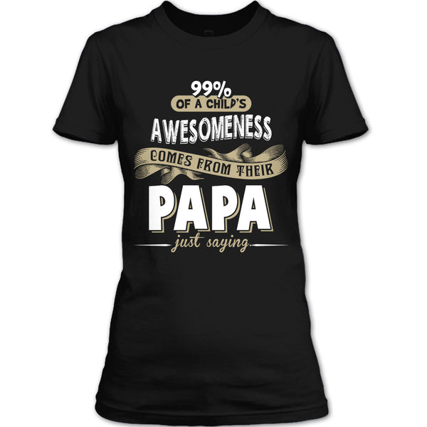 A black t-shirt with the shopify logo